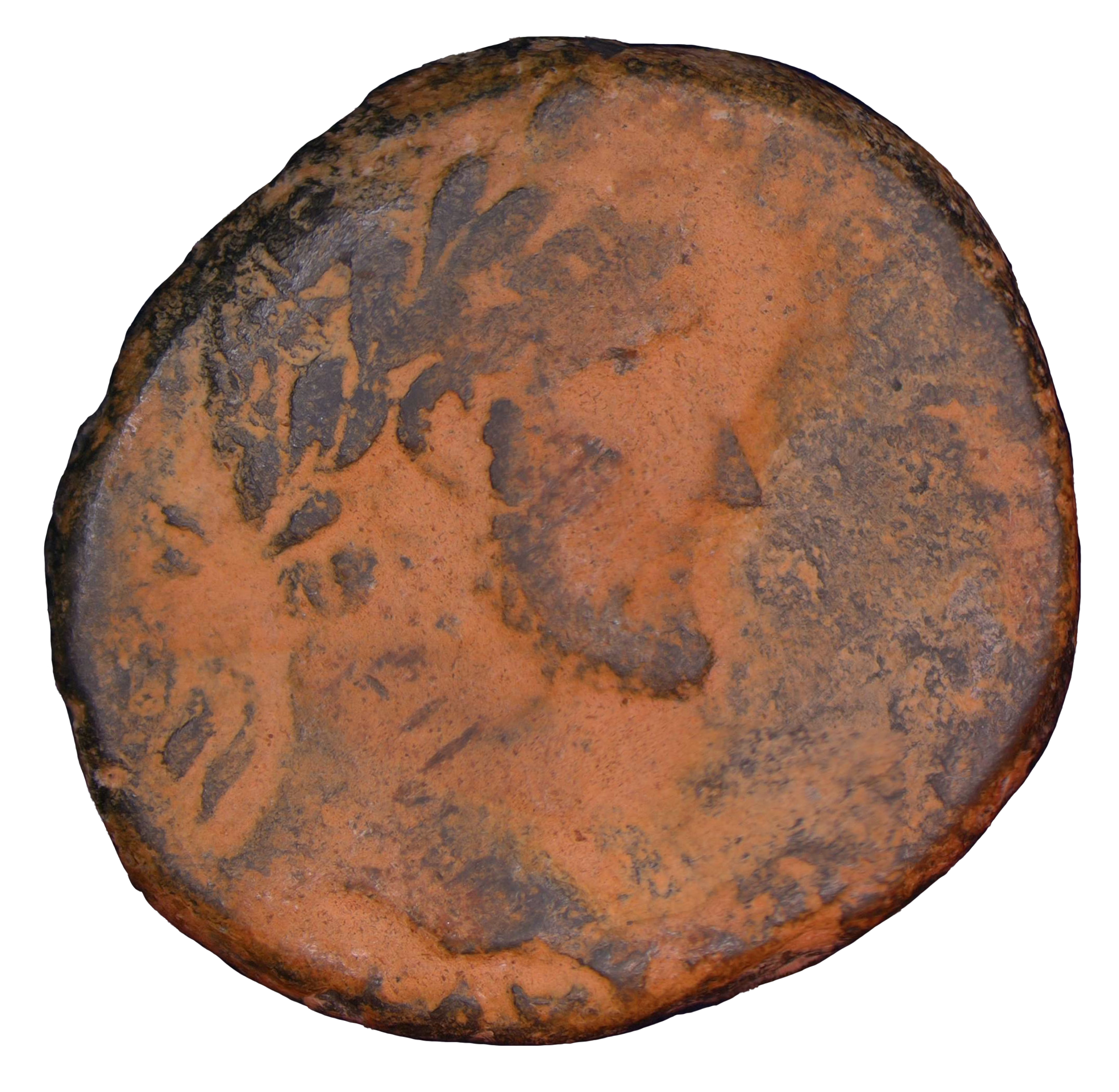 Cleaning an Antoninus Antioch Provincial with an orange “Desert Patina”