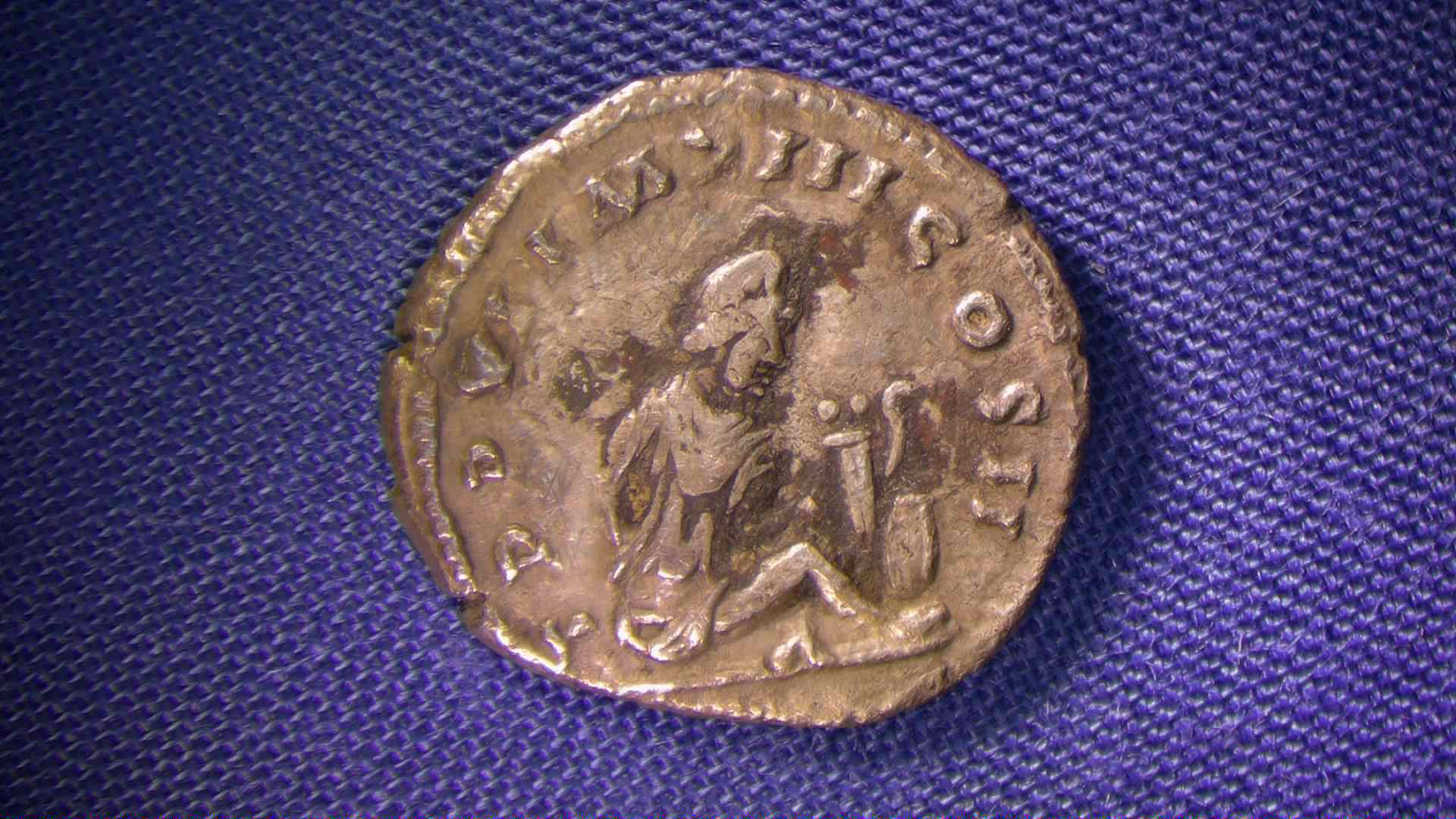 Lucius Verus Silver Denarius 165 ad.
